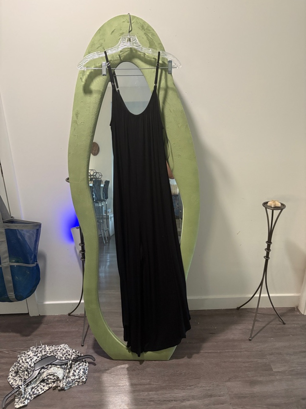 Z Supply Black Maxi Jumpsuit with Slim Straps